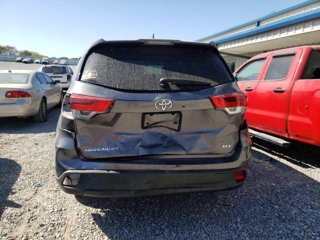 5TDKZRFH3KS566363 - 2019 TOYOTA HIGHLANDER SE GRAY photo 9