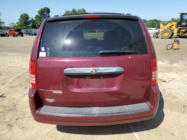 2A8HR54P18R841221 - 2008 CHRYSLER TOWN & COU TOURING Красный фото 6