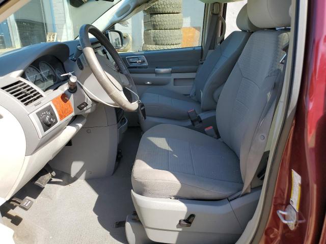 2A8HR54P18R841221 - 2008 CHRYSLER TOWN & COU TOURING Красный фото 7