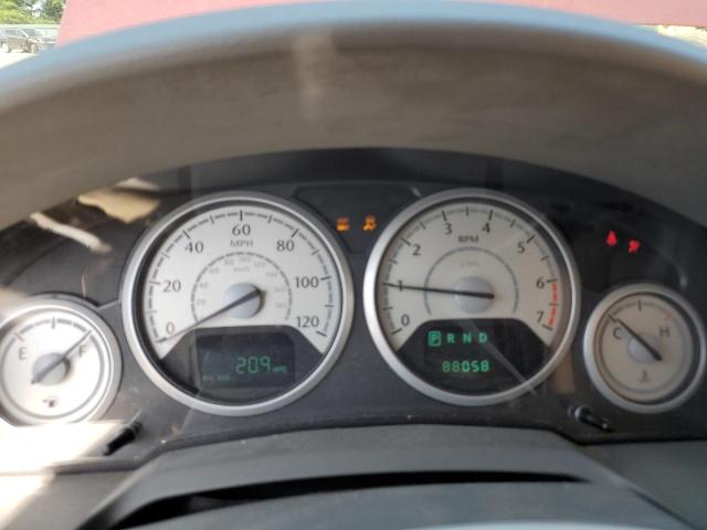 2A8HR54P18R841221 - 2008 CHRYSLER TOWN & COU TOURING Красный фото 9