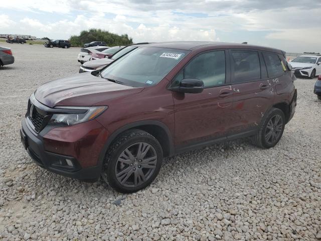 5FNYF8H52MB001660 - 2021 HONDA PASSPORT EXL BURGUNDY photo 1