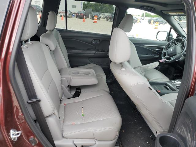 5FNYF8H52MB001660 - 2021 HONDA PASSPORT EXL BURGUNDY photo 10