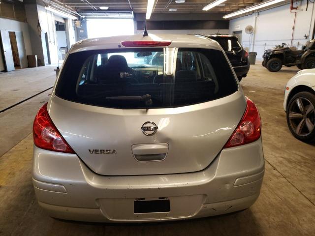 3N1BC1CPXAL454892 - 2010 NISSAN VERSA S SILVER photo 6