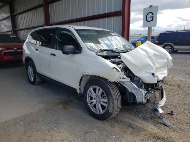 5FNYF6H18HB068710 - 2017 HONDA PILOT LX WHITE photo 4