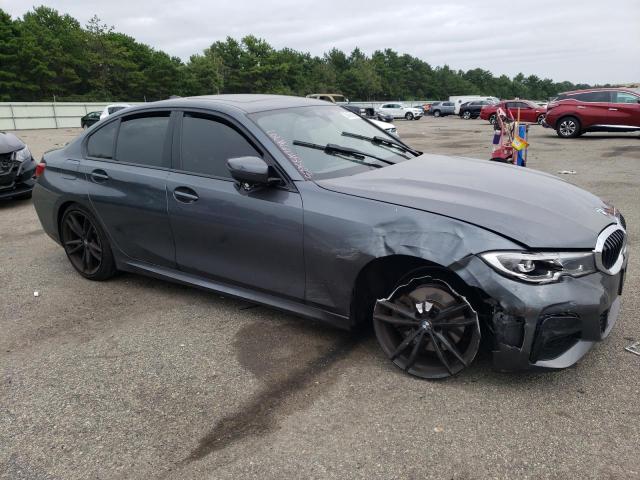 3MW5R7J03M8C06702 - 2021 BMW 330XI GRAY photo 4