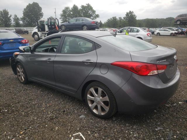 5NPDH4AE9DH367824 - 2013 HYUNDAI ELANTRA GLS GRAY photo 2