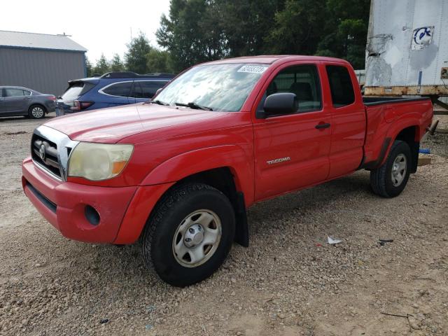 5TETX62N26Z247081 - 2006 TOYOTA TACOMA PRERUNNER ACCESS CAB RED photo 1