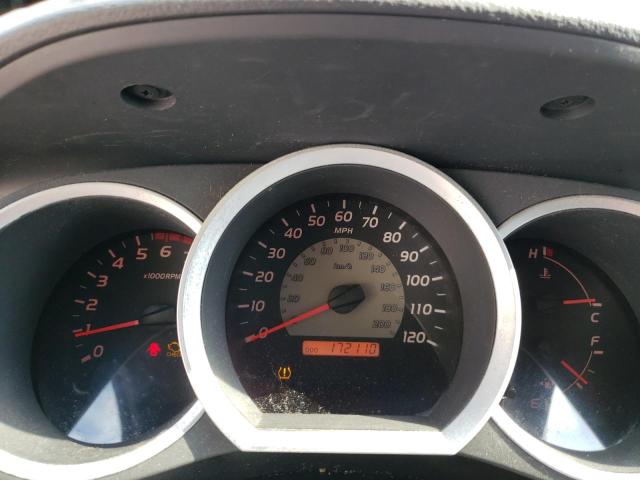 5TETX62N26Z247081 - 2006 TOYOTA TACOMA PRERUNNER ACCESS CAB RED photo 9