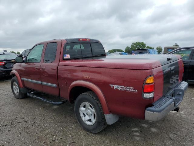 5TBBT441X3S433748 - 2003 TOYOTA TUNDRA ACCESS CAB SR5 BURGUNDY photo 2