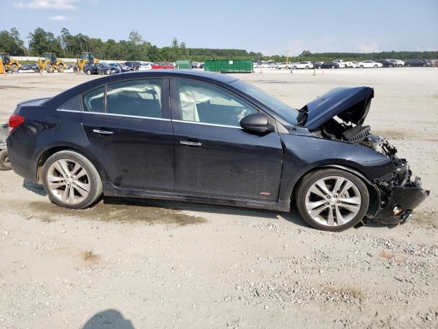 1G1PH5S96B7308700 - 2011 CHEVROLET CRUZE LTZ BLACK photo 4