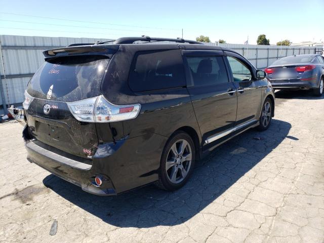 5TDXZ3DCXHS898660 - 2017 TOYOTA SIENNA SE BLACK photo 3