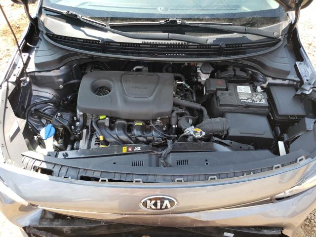 3KPA24AB0KE182623 - 2019 KIA RIO S GRAY photo 11