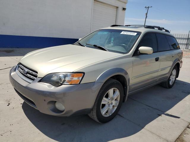 4S4BP62C557385628 - 2005 SUBARU LEGACY OUTBACK 2.5I LIMITED GREEN photo 1