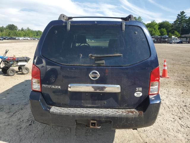 5N1AR18W47C603126 - 2007 NISSAN PATHFINDER LE BLUE photo 6