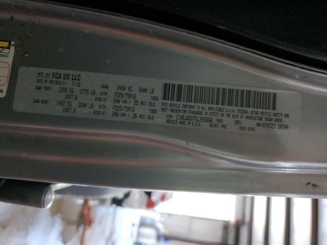 1C4BJWDG7GL283666 - 2016 JEEP WRANGLER U SPORT SILVER photo 12