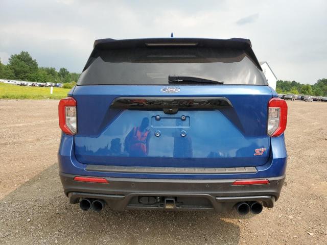 1FM5K8GC8LGB02801 - 2020 FORD EXPLORER ST BLUE photo 6