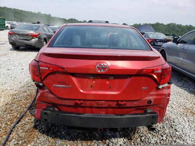 5YFBURHE6JP844861 - 2018 TOYOTA COROLLA L RED photo 6