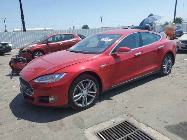 5YJSA1H1XEFP44495 - 2014 TESLA MODEL S 红色 照片 1
