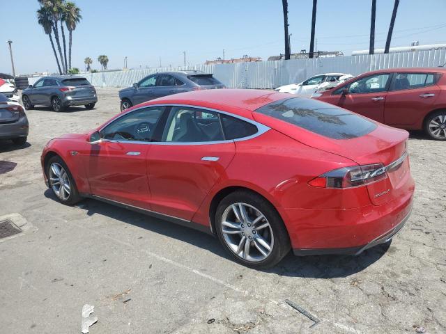 5YJSA1H1XEFP44495 - 2014 TESLA MODEL S 红色 照片 2