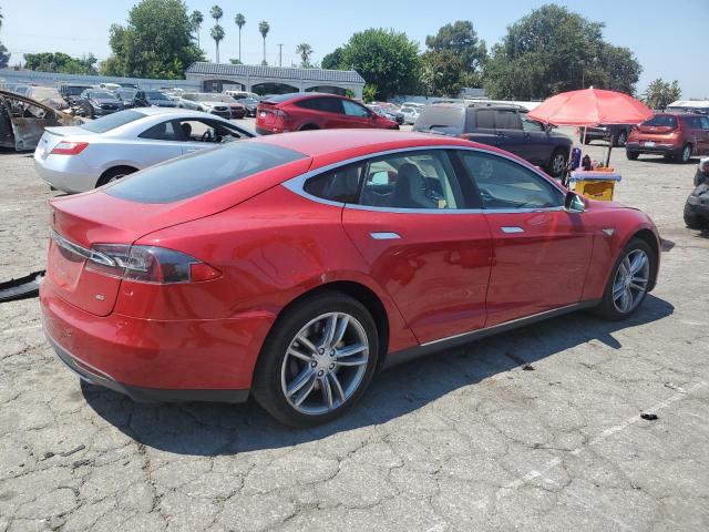 5YJSA1H1XEFP44495 - 2014 TESLA MODEL S 红色 照片 3