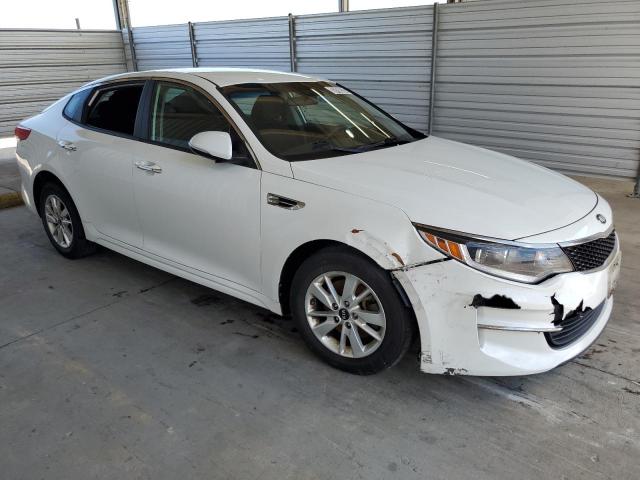 5XXGT4L30GG037898 - 2016 KIA OPTIMA LX WHITE photo 4