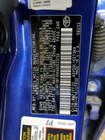 4T1BF1FK4GU533750 - 2016 TOYOTA CAMRY LE BLUE photo 13