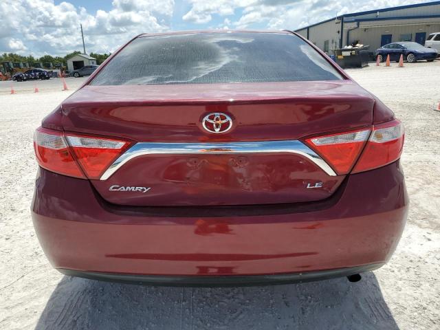 4T1BF1FK6HU784559 - 2017 TOYOTA CAMRY 4 LE RED photo 6