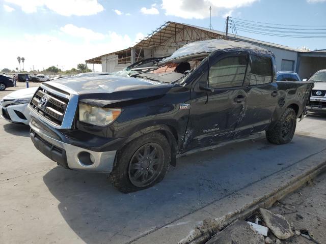 5TFDW5F13DX296853 - 2013 TOYOTA TUNDRA CREWMAX SR5 BLACK photo 1