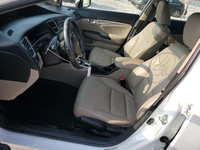 19XFB2F92DE030930 - 2013 HONDA CIVIC EXL WHITE photo 7