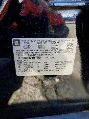 3GYFNBEY2BS675330 - 2011 CADILLAC SRX PERFORMANCE COLLECTION Қара фото 12