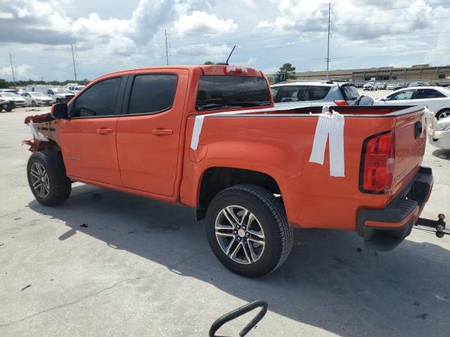 1GCGSBEN4M1226454 - 2021 CHEVROLET COLORADO ORANGE photo 2