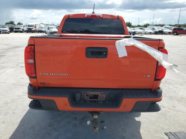 1GCGSBEN4M1226454 - 2021 CHEVROLET COLORADO ORANGE photo 6