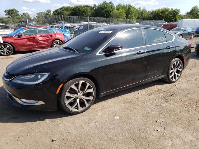 1C3CCCEG2FN589273 - 2015 CHRYSLER 200 C BLACK photo 1