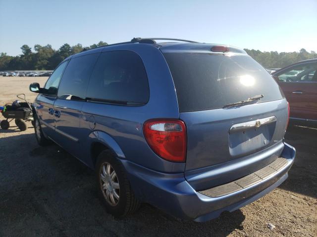 2A8GP54L37R147658 - 2007 CHRYSLER TOWN & COU TOURING ლურჯი ფოტო 3