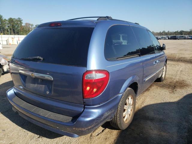 2A8GP54L37R147658 - 2007 CHRYSLER TOWN & COU TOURING BLUE photo 4