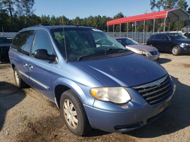 2A8GP54L37R147658 - 2007 CHRYSLER TOWN & COU TOURING BLUE photo 9