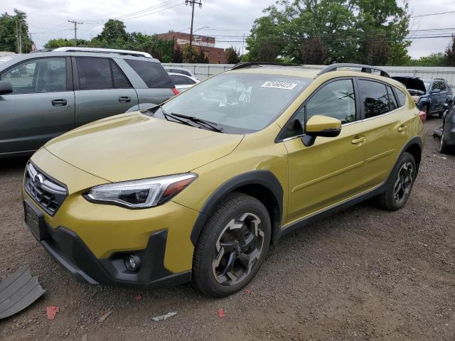 JF2GTHNC0MH283287 - 2021 SUBARU CROSSTREK LIMITED YELLOW photo 1