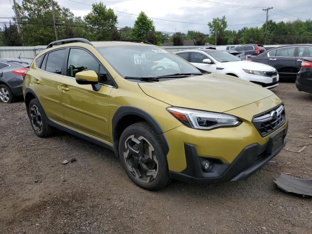 JF2GTHNC0MH283287 - 2021 SUBARU CROSSTREK LIMITED YELLOW photo 4