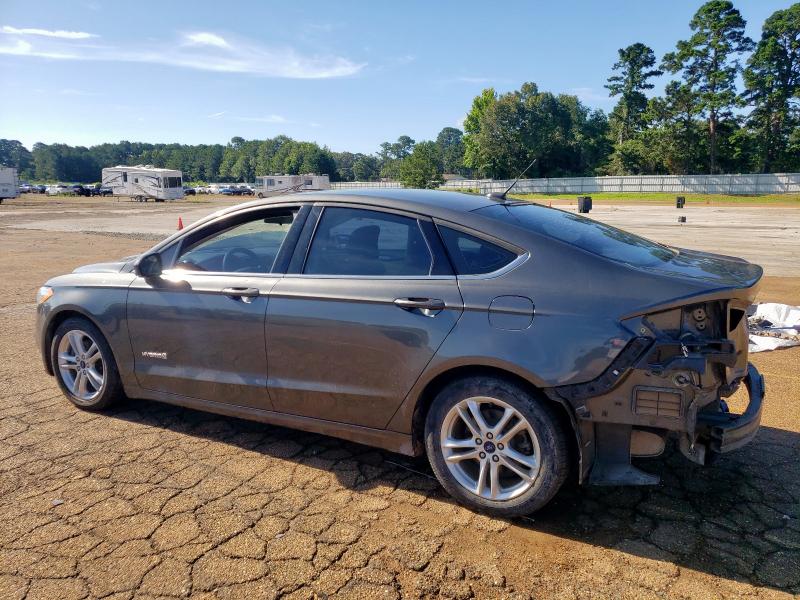 3FA6P0LU7JR136461 - 2018 FORD FUSION SE HYBRID Մոխրագույն լուսանկար 2