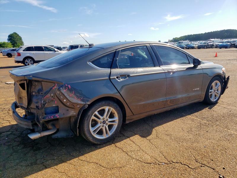 3FA6P0LU7JR136461 - 2018 FORD FUSION SE HYBRID Մոխրագույն լուսանկար 3