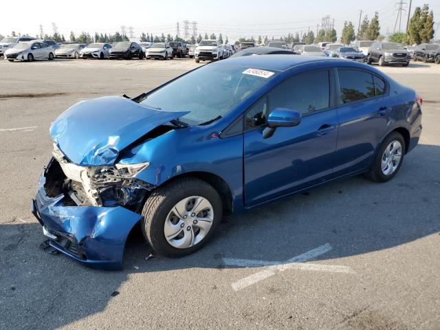 2HGFB2F53FH528608 - 2015 HONDA CIVIC LX BLUE photo 1