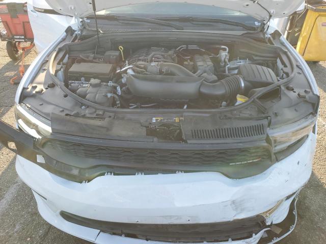 1C4RDHDG0NC182225 - 2022 DODGE DURANGO GT WHITE photo 12