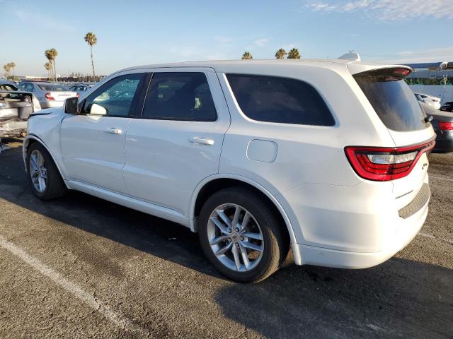 1C4RDHDG0NC182225 - 2022 DODGE DURANGO GT WHITE photo 2