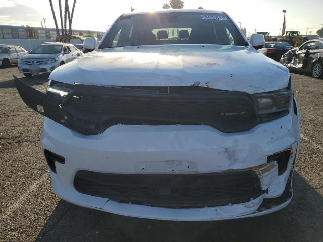 1C4RDHDG0NC182225 - 2022 DODGE DURANGO GT WHITE photo 5