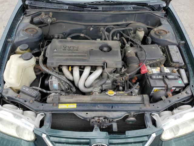 2T1BR12E71C471275 - 2001 TOYOTA COROLLA CE GREEN photo 11