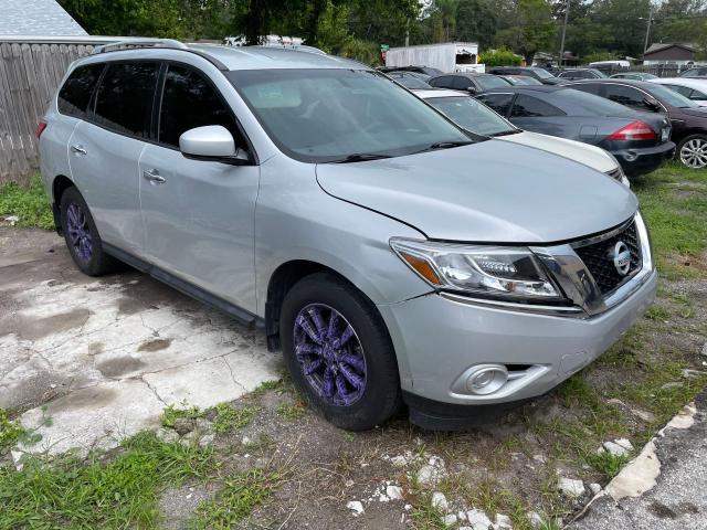 5N1AR2MN6DC688159 - 2013 NISSAN PATHFINDER S SILVER photo 1