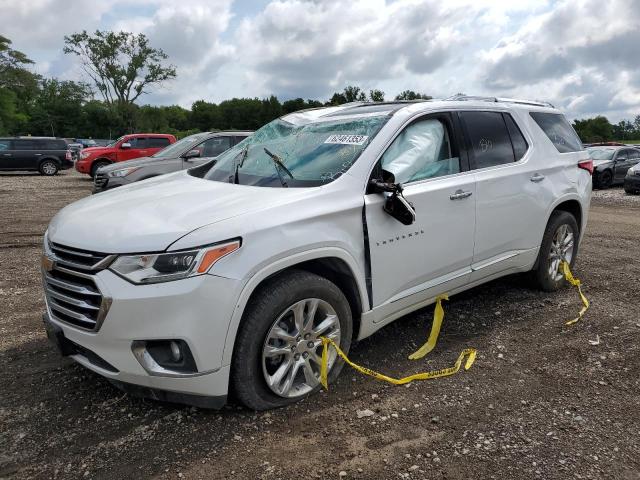 1GNEVKKW3JJ147176 - 2018 CHEVROLET TRAVERSE HIGH COUNTRY WHITE photo 1