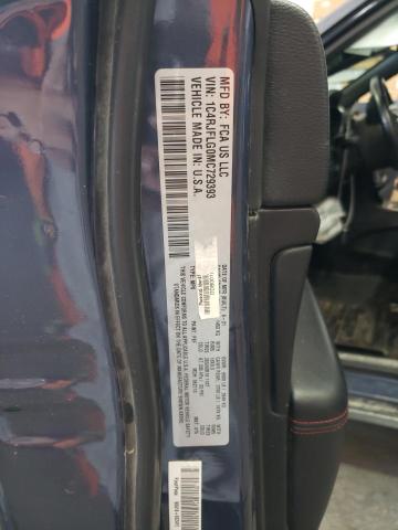 1C4RJFLG0MC729393 - 2021 JEEP GRAND CHER TRAILHAWK Mavi foto 13