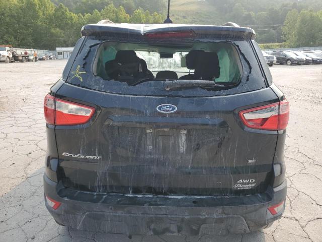 MAJ6P1UL6JC226954 - 2018 FORD ECOSPORT SE BLACK photo 6