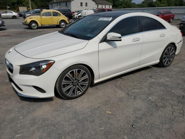 WDDSJ4GB4JN680371 - 2018 MERCEDES-BENZ CLA 250 4MATIC WHITE photo 1